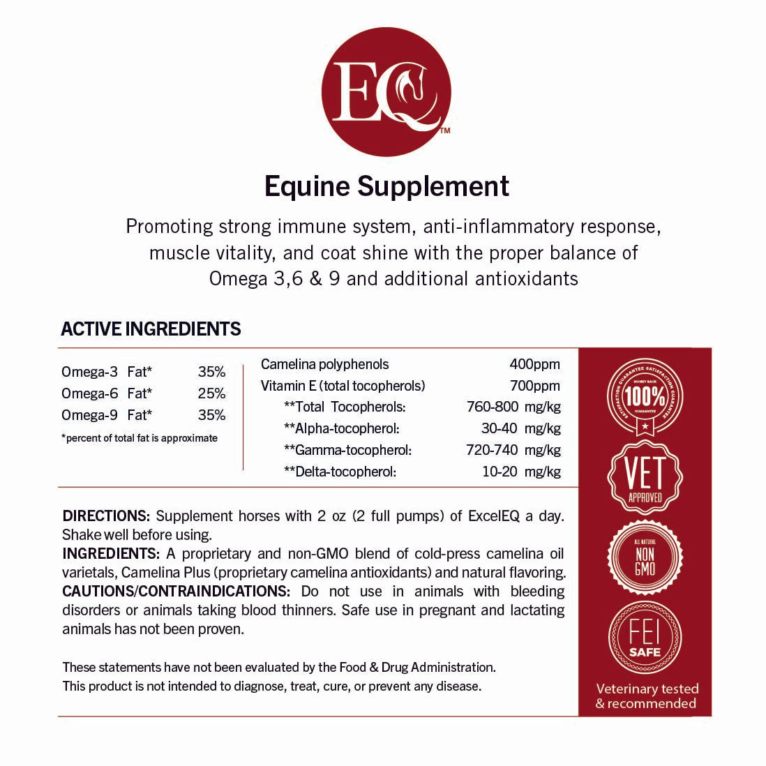ExcelEQ Equine Wellness Supplement