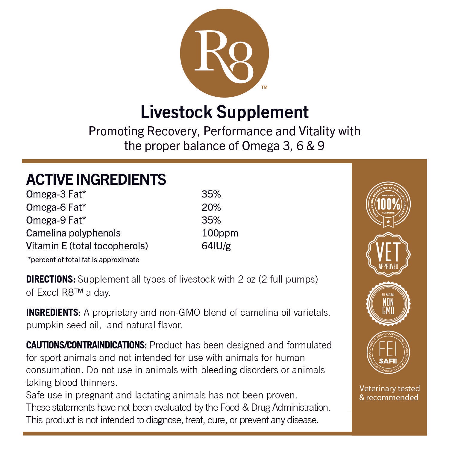 Balanced omega fatty acids to provide the best for your livestock